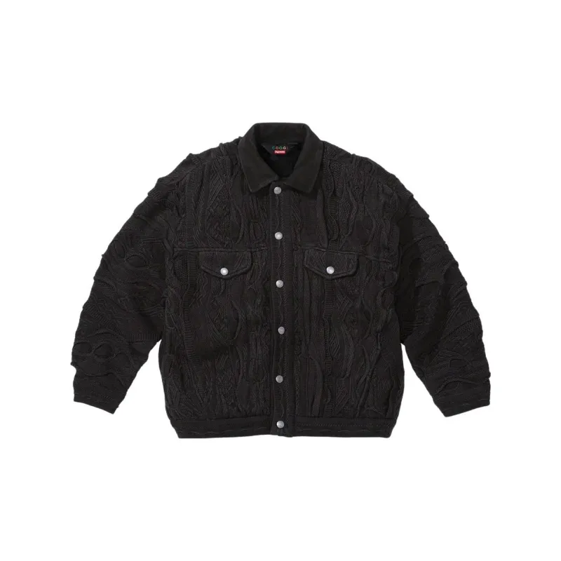 Supreme Coogi Trucker Jacket Black XL - POIZON