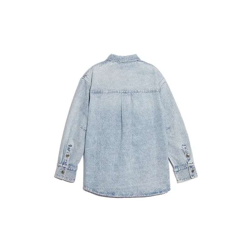 IEW.H Denim Jackets Women's Denim Blue-1