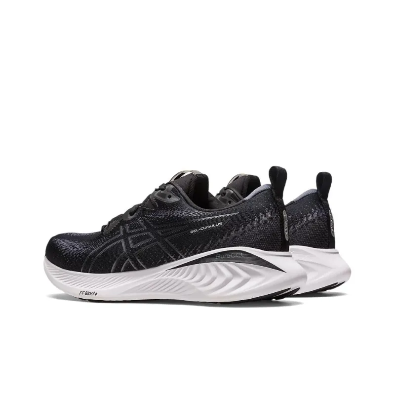 Asics Gel Cumulus 25 Black White Women's-3