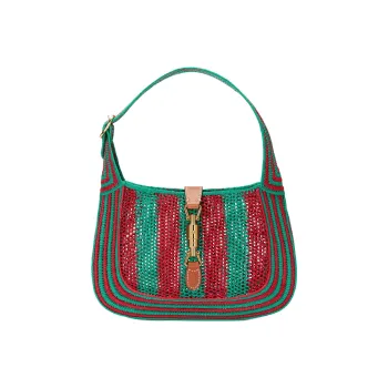 GUCCI Jackie 1961 Fabric Crescent Shoulder Bag Shoulder Bag Women's
