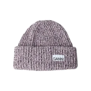 GANNI Beanies Women's Purple