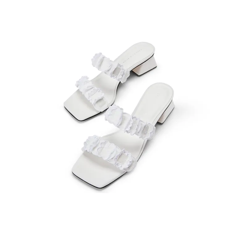 CHARLES&KEITH Composite Sole Slide Slippers Women's-2