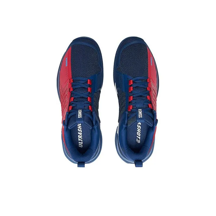 KSWISS Ultrashot 3 Slip Resistant Low Top Tennis Shoes Men's Blue-3