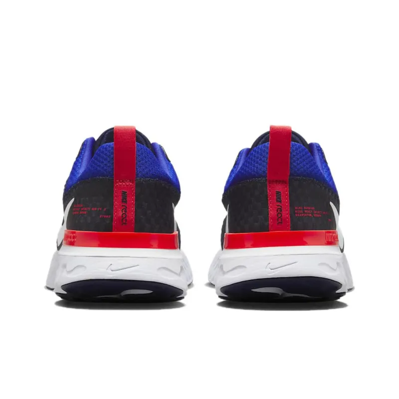 Nike React Infinity Run Flyknit 3 'College Navy Bright Crimson'-4