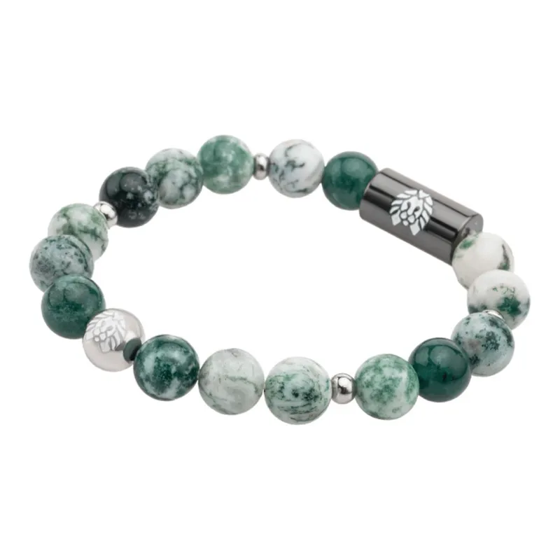 Rastaclat Alloy Small Lion Chinese Style Beaded Bracelet Unisex-4