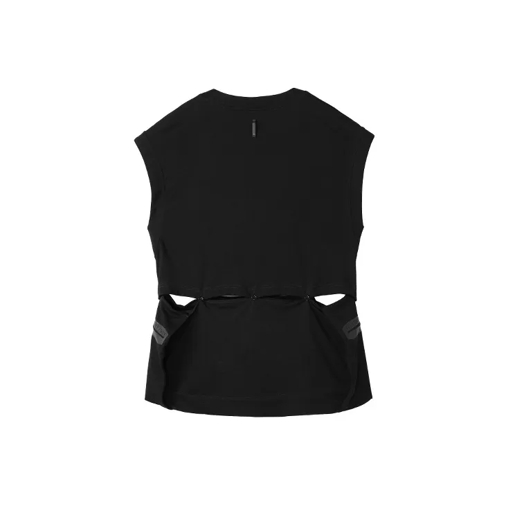 NORVINCY Comfortable And Breathable Sleeveless Crew Neck T Shirt Unisex-1