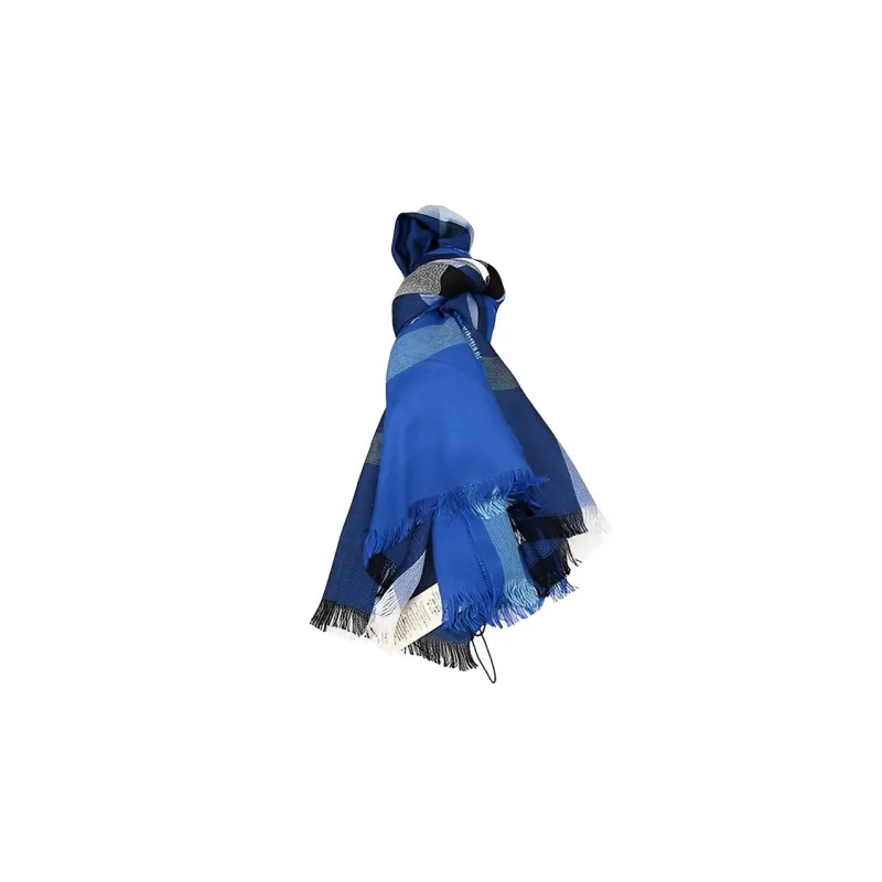 Burberry Knit Scarves Men Blue-1