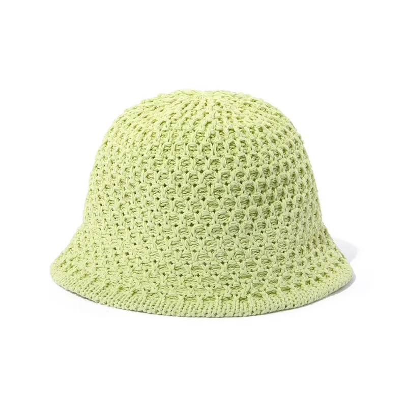 Clect Sun Protection Hats Women's Straw Woven Bucket Hat-0