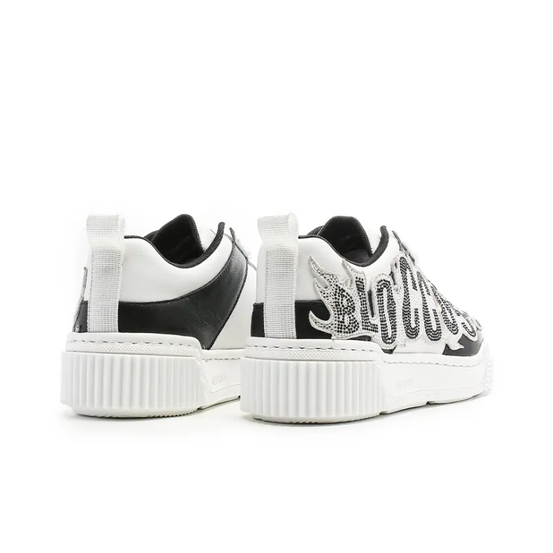 BLOCCO5 Letter Shoes Casual Shoes Unisex Diamond Black-3