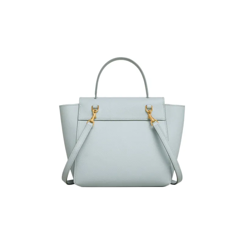 CELINE Grained Calfskin Catfish Bag Handbag Shoulder Bag Crossbody Bag Fanny Pack Women's Light Blue-2