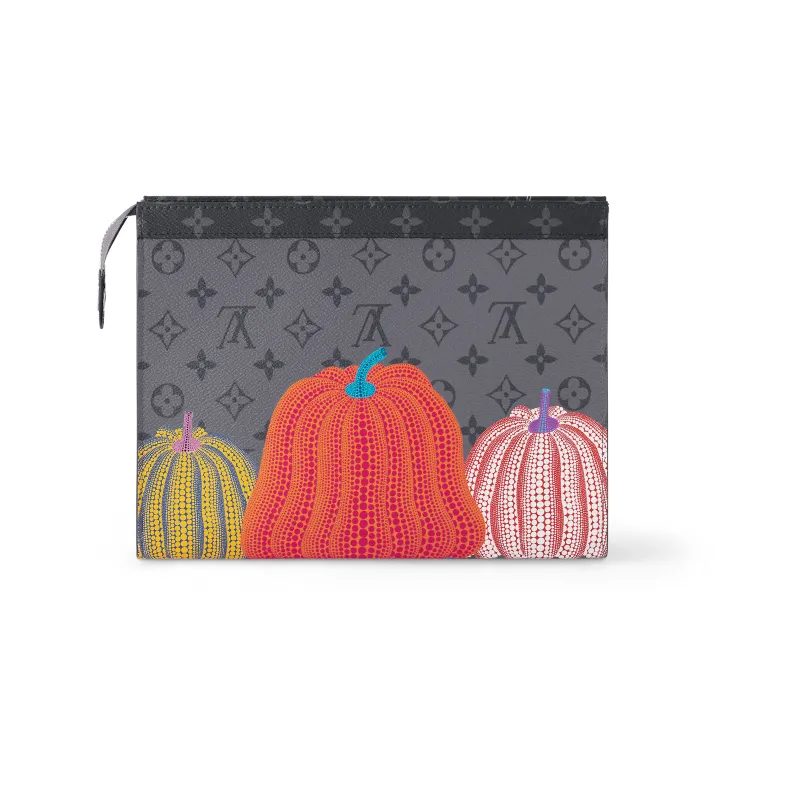 LOUIS VUITTON Lv X Yk Pochette Voyage Pumpkin Print-2