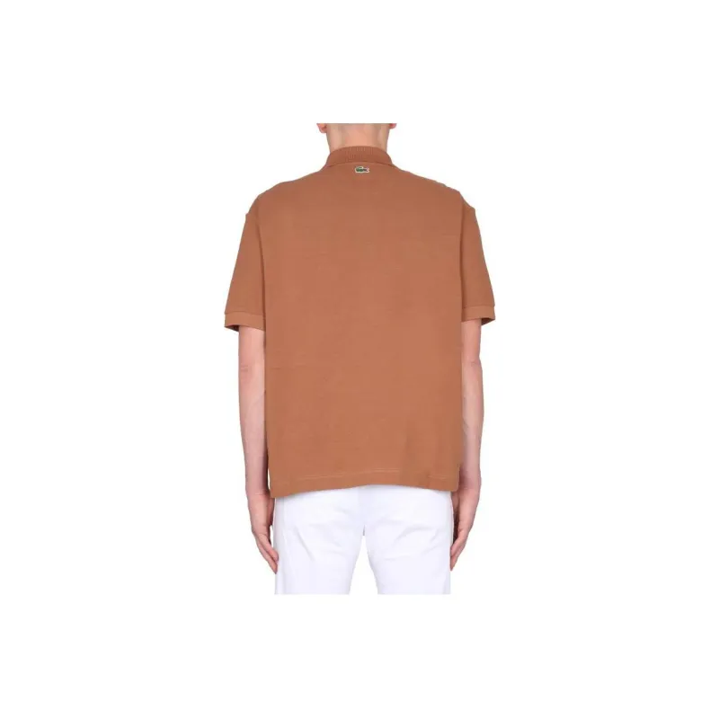 LACOSTE Polo Shirts Unisex Brown-2