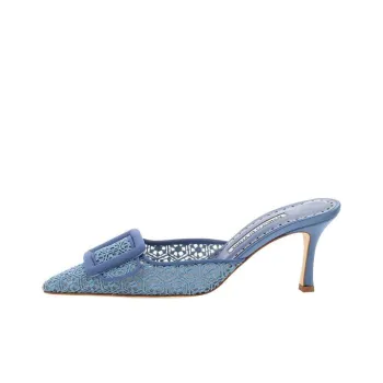 MANOLO BLAHNIK High Heels Women's Blue