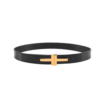 TOM FORD Leather Belts Men Black