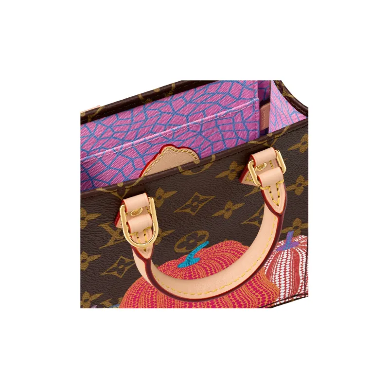 LOUIS VUITTON Lv X Yk Petit Sac Plat Pumpkin Print-5