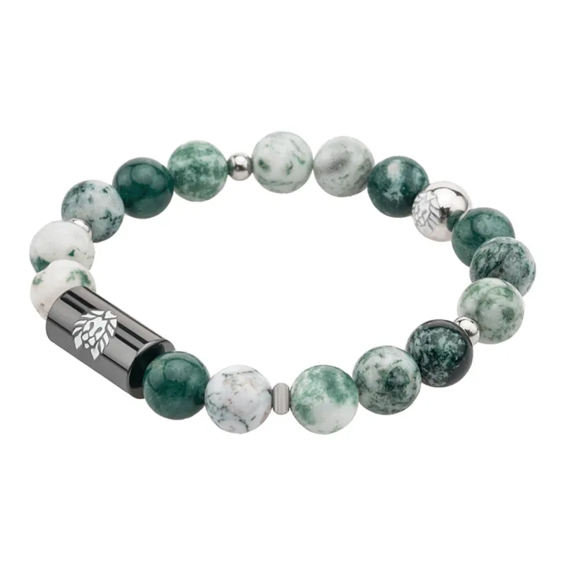 Rastaclat Alloy Small Lion Chinese Style Beaded Bracelet Unisex-3