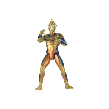 BANDAI Ultra With Speaker Highly Poseable Collection Hero Toy, Sparkling Ultraman Tiga Action Figures