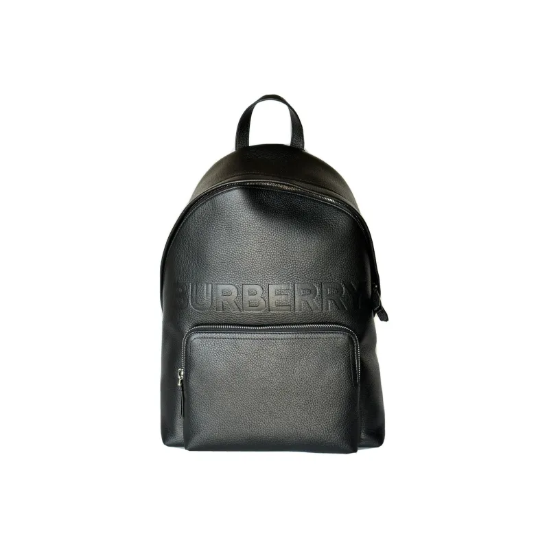 Burberry Leather Backpack Regular Men's Black-0