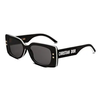 DIOR Eyewear Rectangular Frame Sunglasses Women's Black