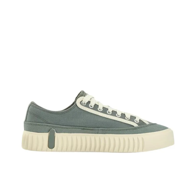 FILA Gear Anti Slip Wear Resistant Low Top Skateboard Shoes Men's Green White-1
