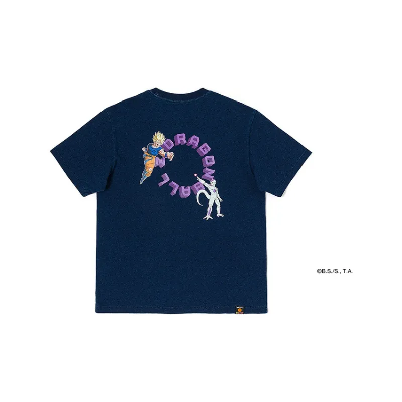 Lee x LONGZHU LIANMINGKUAN SS23 T Shirt Men's Dark Blue-1