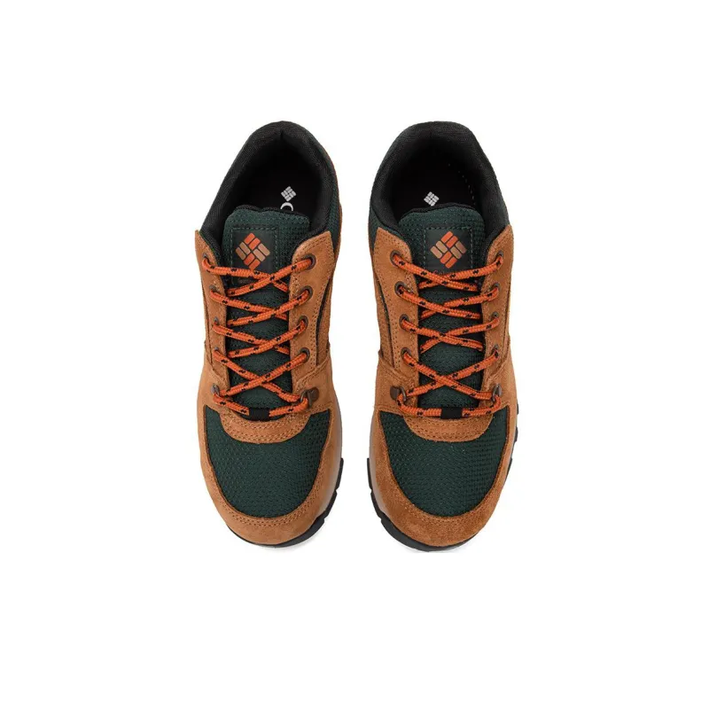 Columbia Wildone Navigate Cushioning Anti-Slip And Wear-Resistant Low-Top Casual Shoes Men's Brown Green-2