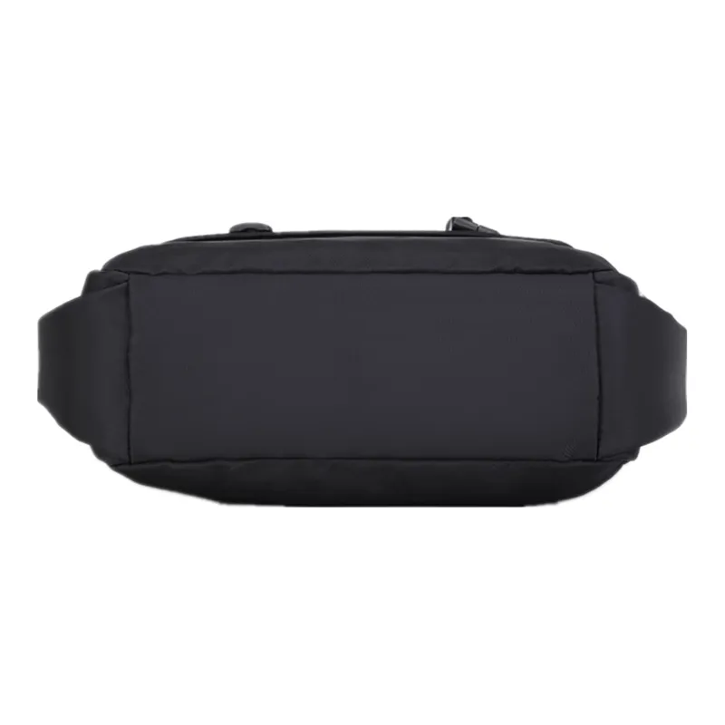 NOMK Oxford Shoulder Bag, Crossbody Bag Regular Unisex Black-4