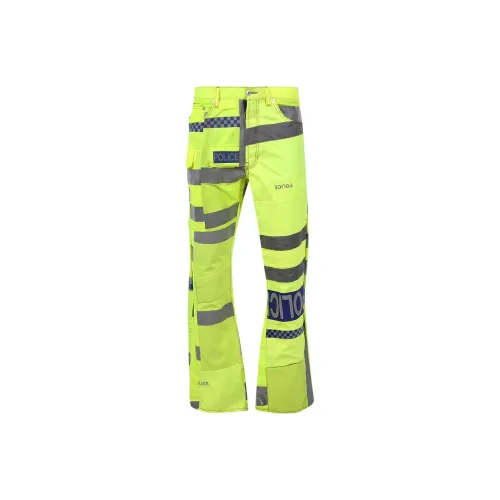 Gallery Dept. Casual Pants Men Neon Yellow