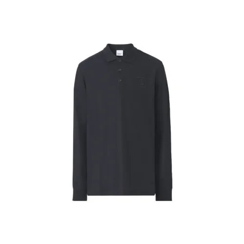 Burberry Polo Shirts Men Black