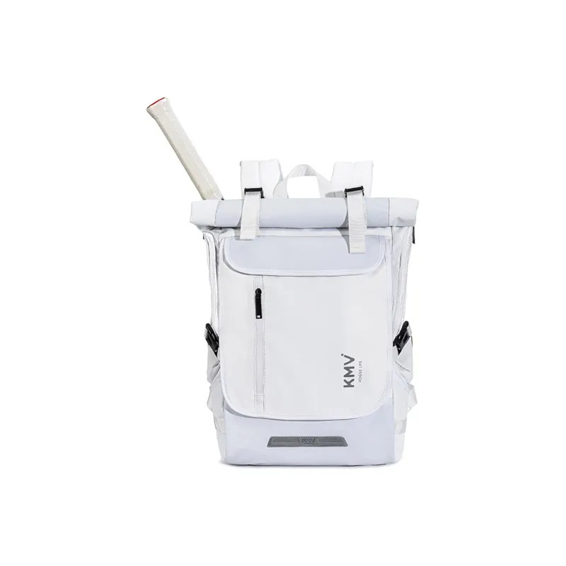 KMV Polyester Backpack Regular Unisex White/Black-3