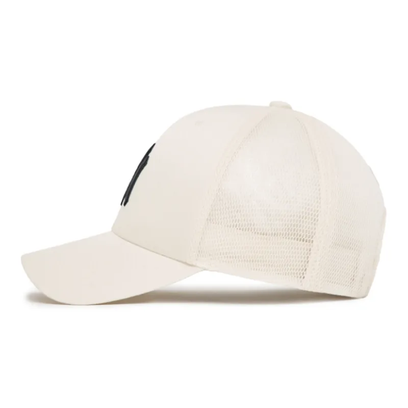 MLB Cotton Baseball Caps Women's White-2