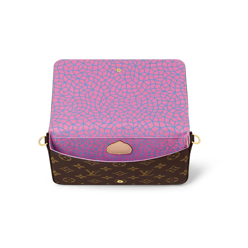 LOUIS VUITTON Lv X Yk Felicie Pochette Pumpkin Print-3