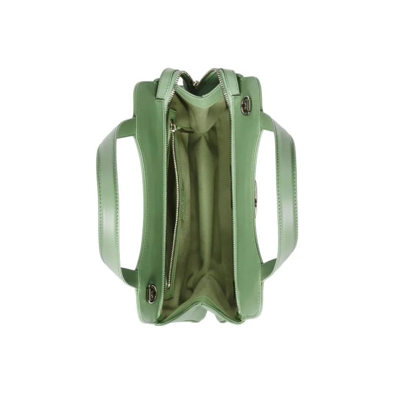GUCCI Leather Tote Bag Shopping Bag Shoulder Bag Crossbody Bag Handbag Mini Women's Green-5