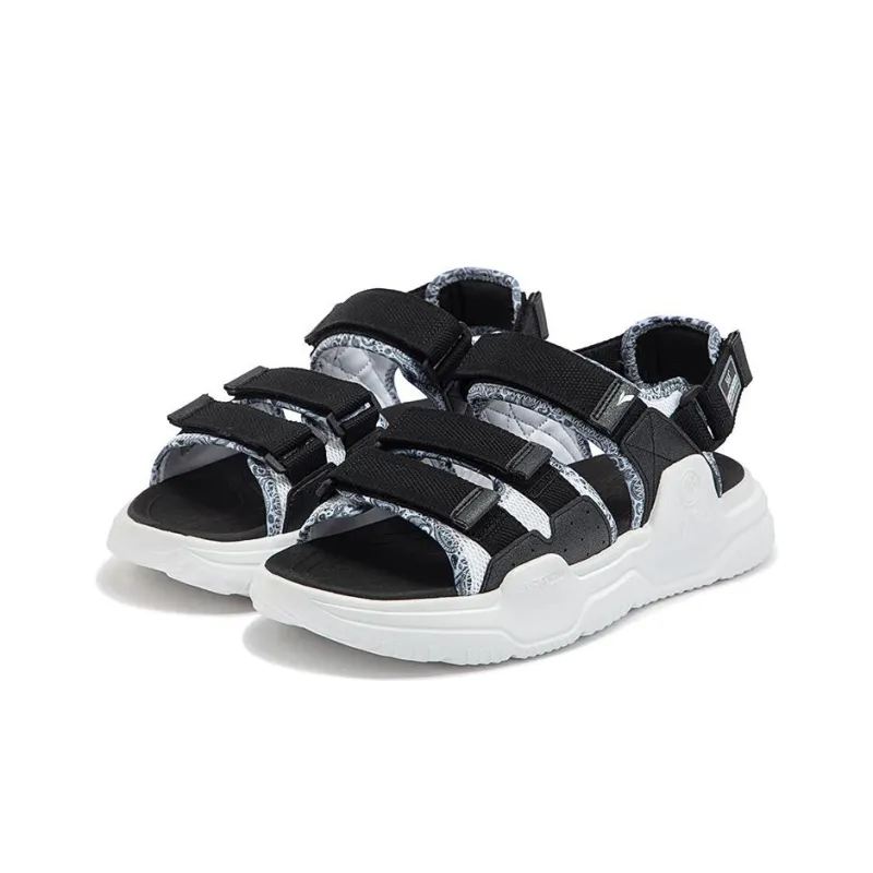 361° Sports Sandals Men's Black White-2
