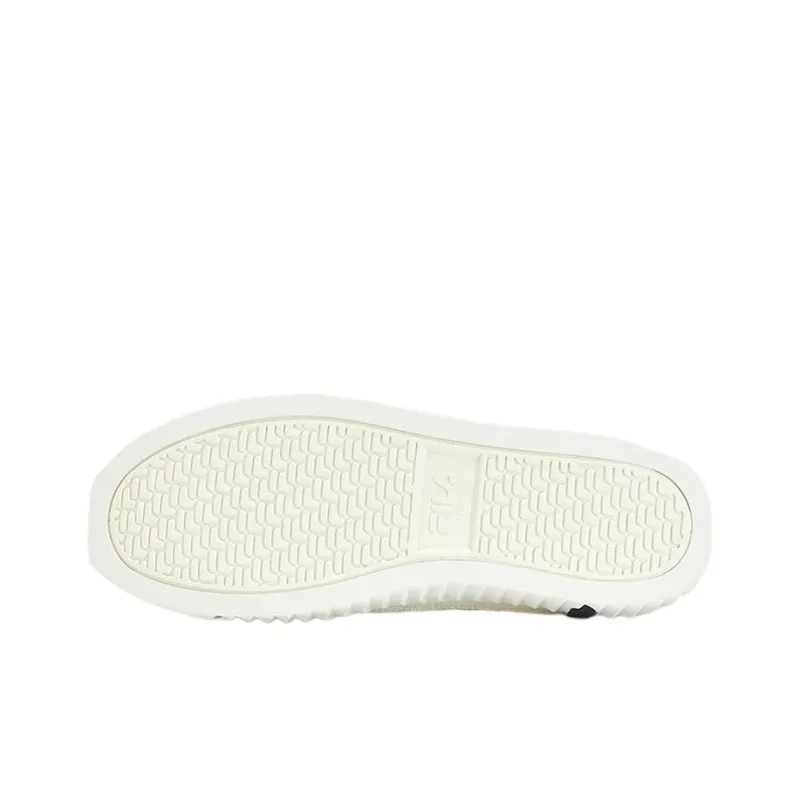 FILA Gear Anti Slip Wear Resistant Low Top Skateboard Shoes Women's White-4