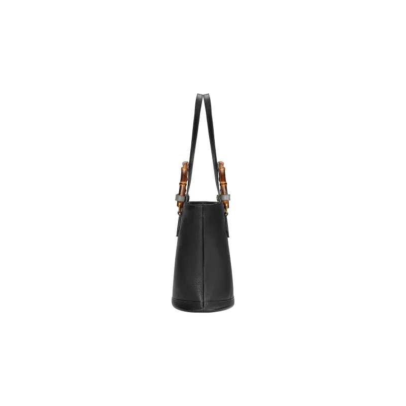 GUCCI Diana Leather Tote Bag, Shopping Bag, Shoulder Bag, Handbag Medium Size Women's Black-3