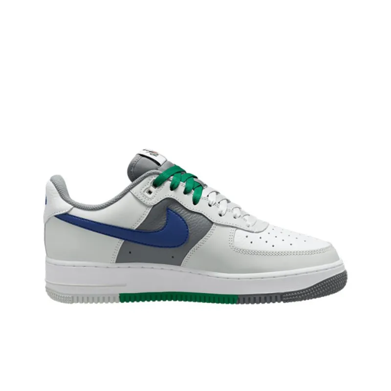 Nike Air Force 1 Low '07 LV8 Split Light Silver Deep Royal Blue-1