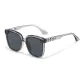 Transparent Gray Frame with Gray Lens