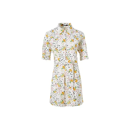 ELLE Short-Sleeved Dresses Women's Lemon Blossom