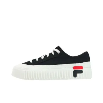 FILA Gear Low Top Skateboard Shoes Women's Black White