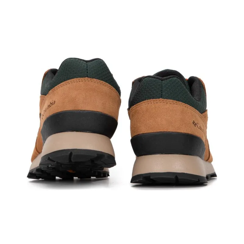 Columbia Wildone Navigate Cushioning Anti-Slip And Wear-Resistant Low-Top Casual Shoes Men's Brown Green-3