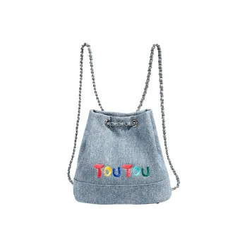 TOUTOU PU Backpack Medium Size Women's Multicolor
