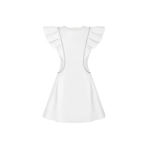 TAMMY TANGS Short-Sleeved Dresses Women's White