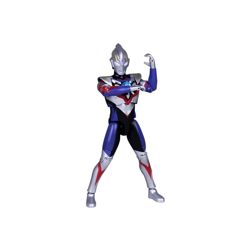 BANDAI With Speaker Ultra Posable Collection Bandai Hero Toy Ultraman Orb Rekka Shape Action Figures 17.5cm-1