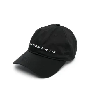 Vetements Baseball Caps Men Black