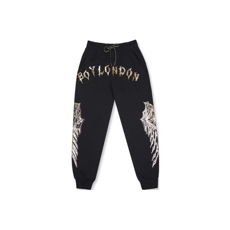 Boy London Knitted Sweatpants Unisex Black-1