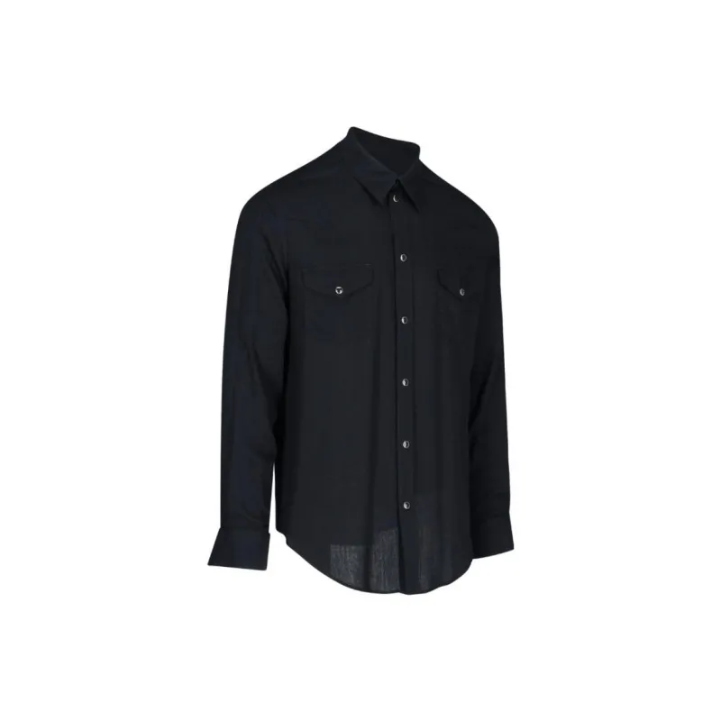 CELINE Shirts Men Black-2