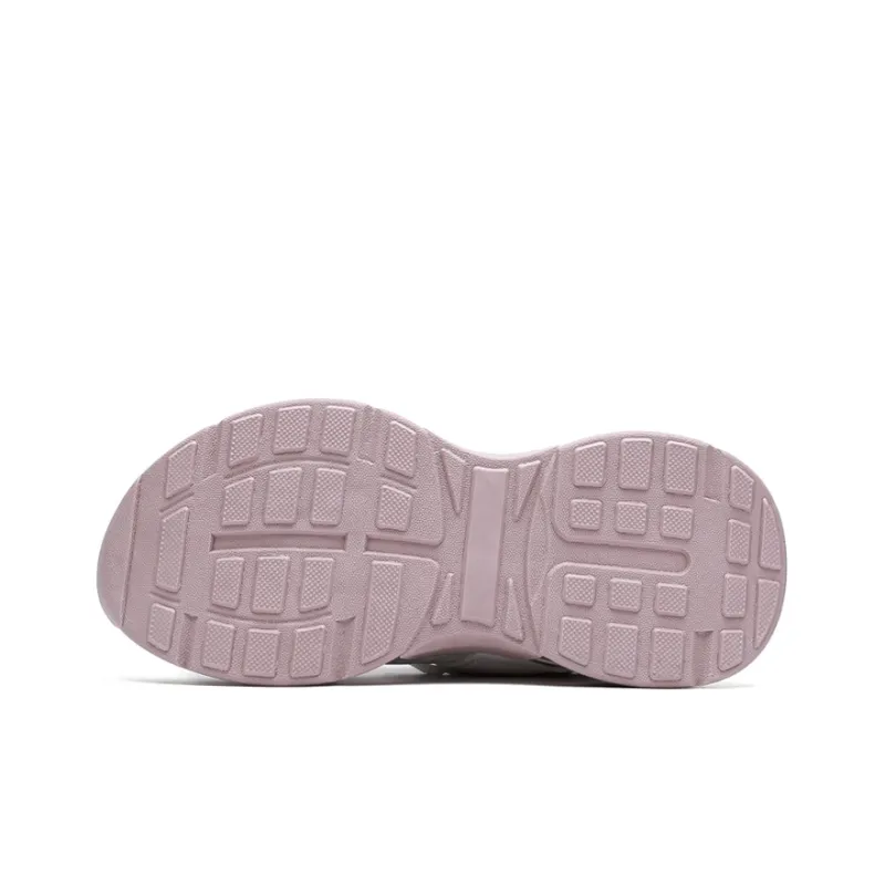 Warrior Cushioning, Wear Resistant Low Top Casual Shoes Women's White Purple-3