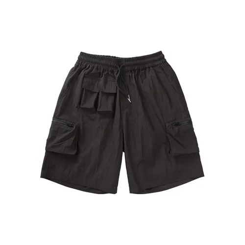 Double Dealer Cargo Shorts Unisex Black