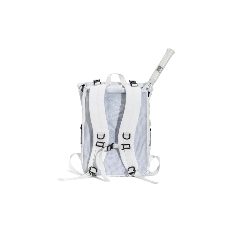 KMV Polyester Backpack Regular Unisex White/Black-2